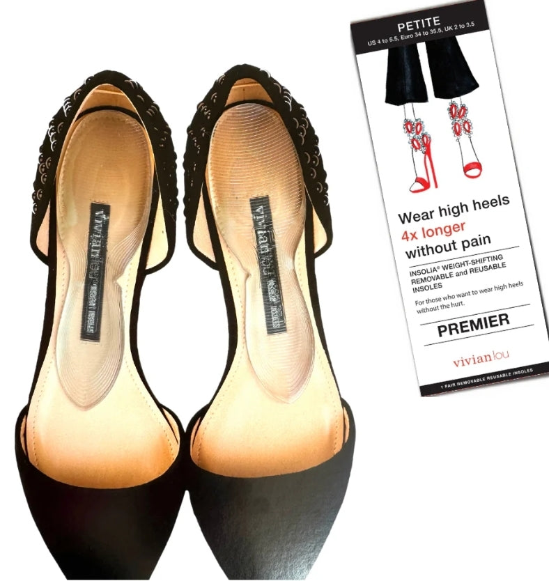 VivianLou Premier Insoles - Cushioned Support Foot Insoles for Comfort and Shock Absorption