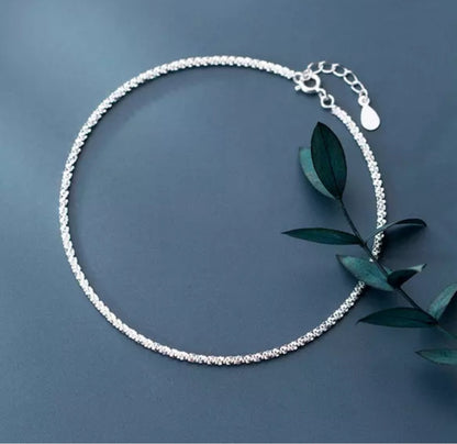 925 Sterling Silver Anklet Bracelet