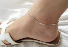 Load image into Gallery viewer, Anklet Flat Bead Chain
